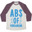 Virgin Teez  Baseball Tee ABS OF VIBRANIUM PARODY UNISEX TRI-BLEND BASEBALL TEE