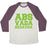Virgin Teez  Baseball Tee ABS VADA KEDAVRA PARODY WHITE PRINT UNISEX TRI-BLEND BASEBALL TEE