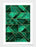The Pillow pillows 16" x 16" Abstract Nature - Emerald Green  Cushion/Pillow