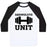 Virgin Teez  Baseball Tee ABSWOLUTE UNIT UNISEX CLASSIC BASEBALL TEE
