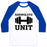 Virgin Teez  Baseball Tee ABSWOLUTE UNIT UNISEX CLASSIC BASEBALL TEE