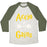 Virgin Teez  Baseball Tee ACCIO GAINS UNISEX TRI-BLEND BASEBALL TEE
