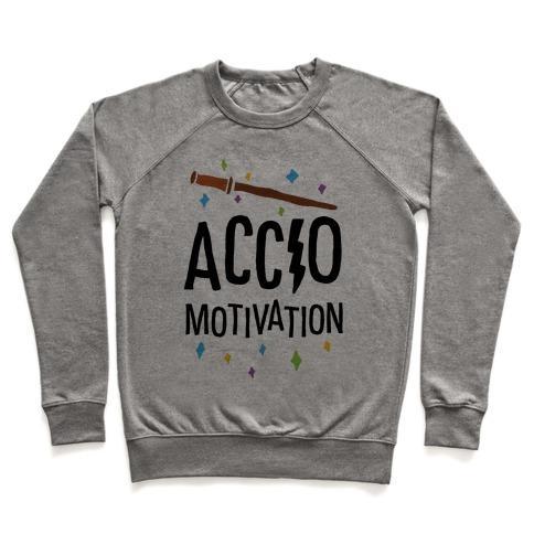 Virgin Teez  Pullover ACCIO MOTIVATION CREWNECK SWEATSHIRT