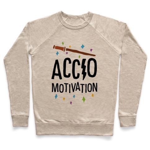 Virgin Teez  Pullover ACCIO MOTIVATION CREWNECK SWEATSHIRT