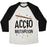 Virgin Teez  Baseball Tee ACCIO MOTIVATION UNISEX TRI-BLEND BASEBALL TEE