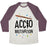Virgin Teez  Baseball Tee ACCIO MOTIVATION UNISEX TRI-BLEND BASEBALL TEE