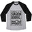 Virgin Teez  Baseball Tee ACCORDING TO THE SURGEON GENERAL:.. UNISEX TRI-BLEND BASEBALL TEE