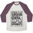 Virgin Teez  Baseball Tee ACCORDING TO THE SURGEON GENERAL:.. UNISEX TRI-BLEND BASEBALL TEE