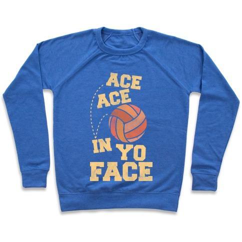 Virgin Teez  Pullover ACE ACE (BLACK) CREWNECK SWEATSHIRT