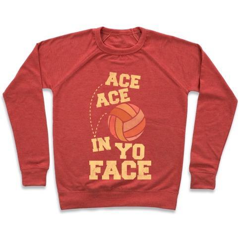 Virgin Teez  Pullover ACE ACE (BLACK) CREWNECK SWEATSHIRT