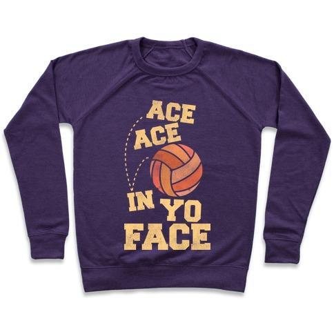 Virgin Teez  Pullover ACE ACE (BLACK) CREWNECK SWEATSHIRT
