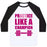 Virgin Teez  Baseball Tee ACT LIKE A CHAMPION UNISEX CLASSIC BASEBALL TEE