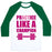 Virgin Teez  Baseball Tee ACT LIKE A CHAMPION UNISEX CLASSIC BASEBALL TEE