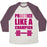 Virgin Teez  Baseball Tee ACT LIKE A CHAMPION UNISEX TRI-BLEND BASEBALL TEE