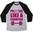 Virgin Teez  Baseball Tee ACT LIKE A CHAMPION UNISEX TRI-BLEND BASEBALL TEE