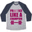 Virgin Teez  Baseball Tee ACT LIKE A CHAMPION UNISEX TRI-BLEND BASEBALL TEE
