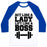 Virgin Teez  Baseball Tee ACT LIKE A LADY LIFT LIKE A BOSS UNISEX CLASSIC BASEBALL TEE