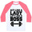 Virgin Teez  Baseball Tee ACT LIKE A LADY LIFT LIKE A BOSS UNISEX CLASSIC BASEBALL TEE
