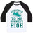 Virgin Teez  Baseball Tee ADDICTED TO MY RUNNER'S HIGH UNISEX CLASSIC BASEBALL TEE