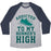 Virgin Teez  Baseball Tee ADDICTED TO MY RUNNER'S HIGH UNISEX TRI-BLEND BASEBALL TEE