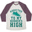 Virgin Teez  Baseball Tee ADDICTED TO MY RUNNER'S HIGH UNISEX TRI-BLEND BASEBALL TEE