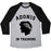 Virgin Teez  Baseball Tee ADONIS IN TRAINING UNISEX TRI-BLEND BASEBALL TEE