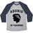 Virgin Teez  Baseball Tee ADONIS IN TRAINING UNISEX TRI-BLEND BASEBALL TEE