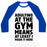 Virgin Teez  Baseball Tee ADULTING AT THE GYM MEANS AT LEAST I MADE IT HERE UNISEX CLASSIC BASEBALL TEE