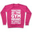 Virgin Teez  Pullover Crewneck Sweatshirt / x-small / Deep Pink ADULTING AT THE GYM MEANS AT LEAST I MADE IT HERE WHITE PRINT CREWNECK SWEATSHIRT