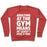 Virgin Teez  Pullover Crewneck Sweatshirt / x-small / Heathered Red ADULTING AT THE GYM MEANS AT LEAST I MADE IT HERE WHITE PRINT CREWNECK SWEATSHIRT