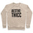 Virgin Teez  Pullover Crewneck Sweatshirt / x-small / Heathered Oatmeal AESTHETHICC PARODY CREWNECK SWEATSHIRT