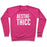 Virgin Teez  Pullover Crewneck Sweatshirt / x-small / Deep Pink AESTHETHICC PARODY WHITE PRINT CREWNECK SWEATSHIRT