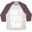 Virgin Teez  Baseball Tee Unisex Tri-Blend Baseball Tee / small / Oatmeal / Maroon AIN'T EVEN MAD UNISEX TRI-BLEND BASEBALL TEE