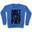 Virgin Teez  Pullover Crewneck Sweatshirt / x-small / Heathered Blue AIN'T NOBODY GOT TIME FOR FAT CREWNECK SWEATSHIRT