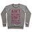Virgin Teez  Pullover Crewneck Sweatshirt / x-small / Heathered Gray AIN'T NOTHING SOFT ABOUT MY PITCHES CREWNECK SWEATSHIRT