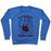 Virgin Teez  Pullover Crewneck Sweatshirt / x-small / Heathered Blue ALEXANDER HAMILGUNS CREWNECK SWEATSHIRT
