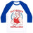 Virgin Teez  Baseball Tee Unisex Classic Baseball Tee / x-small / White/Blue ALEXANDER HAMILGUNS UNISEX CLASSIC BASEBALL TEE