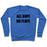 Virgin Teez  Pullover Crewneck Sweatshirt / x-small / Heathered Blue ALL BUFF. NO FLUFF (BLACK FONT) CREWNECK SWEATSHIRT