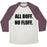 Virgin Teez  Baseball Tee Unisex Tri-Blend Baseball Tee / small / Oatmeal / Maroon ALL BUFF. NO FLUFF (BLACK FONT) UNISEX TRI-BLEND BASEBALL TEE