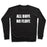 Virgin Teez  Pullover Crewneck Sweatshirt / x-small / Black ALL BUFF. NO FLUFF. CREWNECK SWEATSHIRT