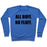 Virgin Teez  Pullover Crewneck Sweatshirt / x-small / Heathered Blue ALL BUFF. NO FLUFF (CROPTOP) CREWNECK SWEATSHIRT