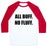 Virgin Teez  Baseball Tee Unisex Classic Baseball Tee / x-small / White/Red ALL BUFF. NO FLUFF (CROPTOP) UNISEX CLASSIC BASEBALL TEE