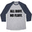 Virgin Teez  Baseball Tee Unisex Tri-Blend Baseball Tee / small / Athletic Gray / Navy ALL BUFF. NO FLUFF (CROPTOP) UNISEX TRI-BLEND BASEBALL TEE