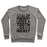 Virgin Teez  Pullover Crewneck Sweatshirt / x-small / Heathered Gray ALL FUN AND GAMES CREWNECK SWEATSHIRT