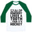 Virgin Teez  Baseball Tee Unisex Classic Baseball Tee / x-small / White/Dark Green ALL FUN AND GAMES UNISEX CLASSIC BASEBALL TEE