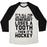 Virgin Teez  Baseball Tee Unisex Tri-Blend Baseball Tee / small / Oatmeal / Black ALL FUN AND GAMES UNISEX TRI-BLEND BASEBALL TEE