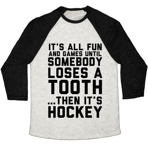 Virgin Teez  Baseball Tee Unisex Tri-Blend Baseball Tee / small / Oatmeal / Black ALL FUN AND GAMES UNISEX TRI-BLEND BASEBALL TEE