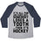 Virgin Teez  Baseball Tee Unisex Tri-Blend Baseball Tee / small / Athletic Gray / Navy ALL FUN AND GAMES UNISEX TRI-BLEND BASEBALL TEE