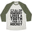 Virgin Teez  Baseball Tee Unisex Tri-Blend Baseball Tee / small / Oatmeal / Moss ALL FUN AND GAMES UNISEX TRI-BLEND BASEBALL TEE