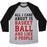Virgin Teez  Baseball Tee Unisex Tri-Blend Baseball Tee / small / Athletic Gray / Black ALL I CARE ABOUT IS BASKETBALL AND LIKE 2 PEOPLE UNISEX TRI-BLEND BASEBALL TEE